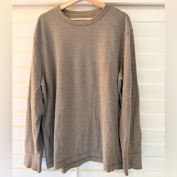 Eddie Bauer Classic Brown Thermal Shirt - Picture 1 of 4